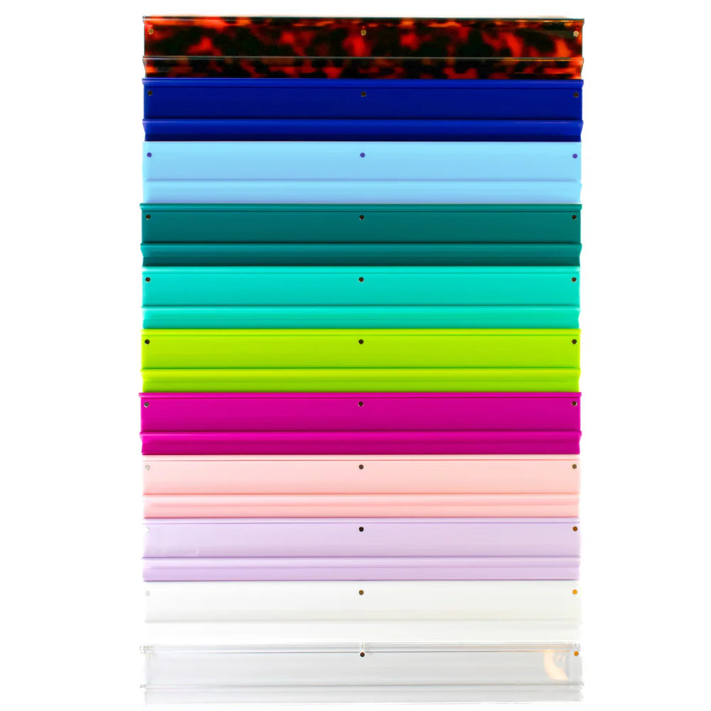 My Fair Mahjong - Premium Acrylic Racks - Solid Macaron Blue