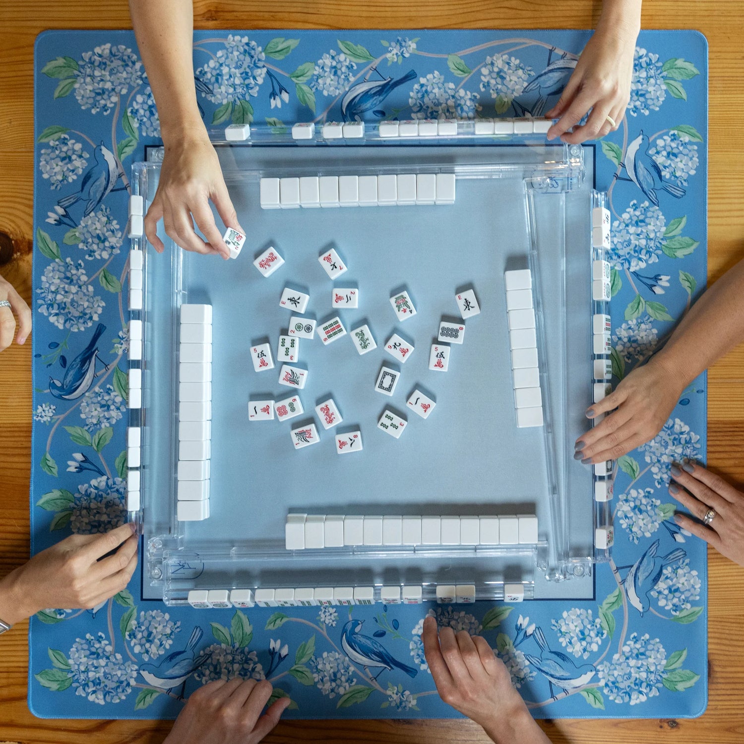 Hutch & Nook - Blue & White Bird Mat