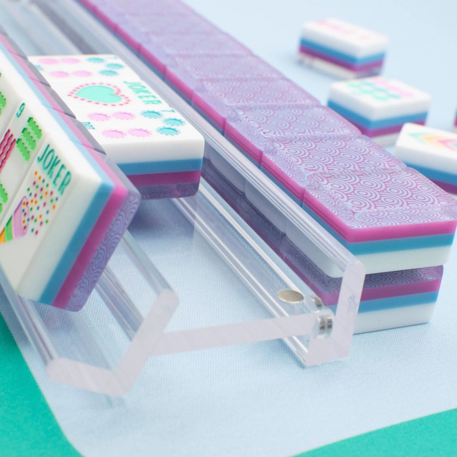 My Fair Mahjong - Premium Acrylic Racks - Transparent Clear