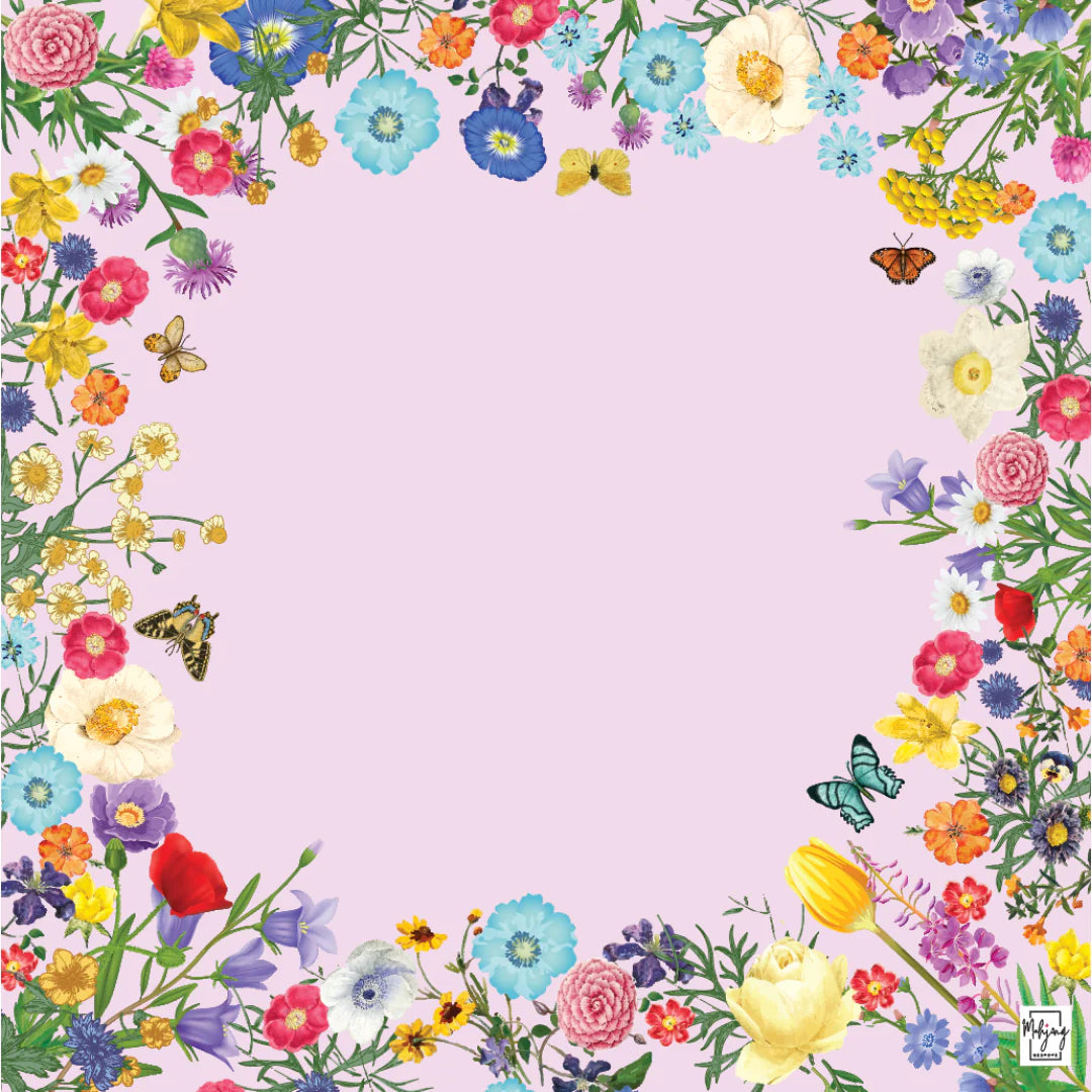 Bespoke Mahjong - Preppy Pink Garden Mat
