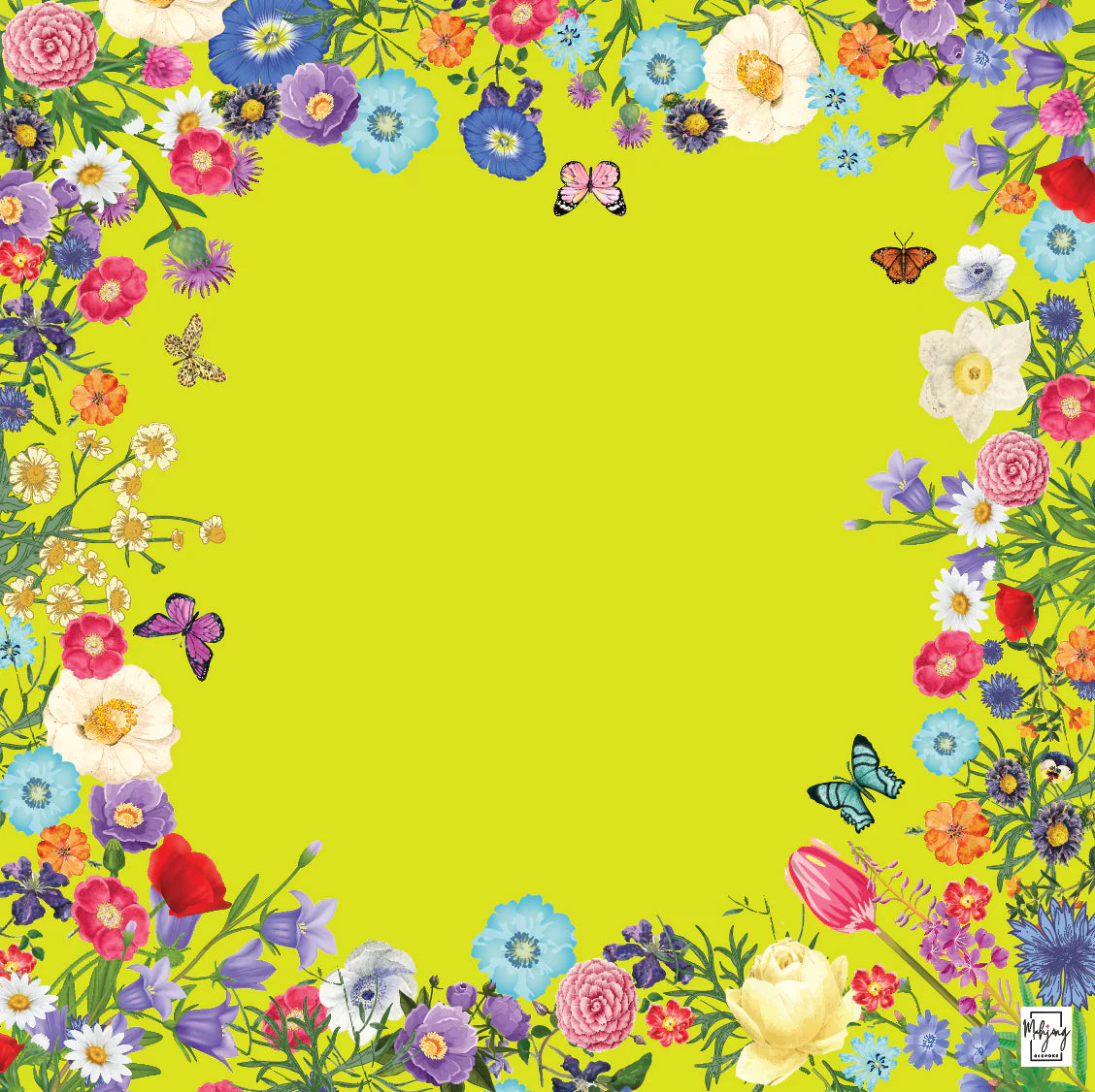 Bespoke Mahjong - Chartreuse Garden Mat