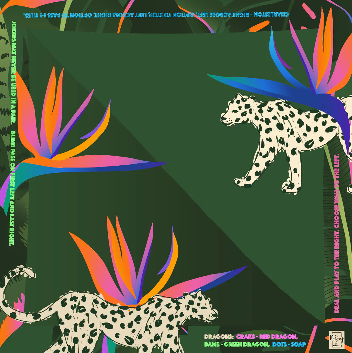 Bespoke Mahjong - Cheetah Couture Mat