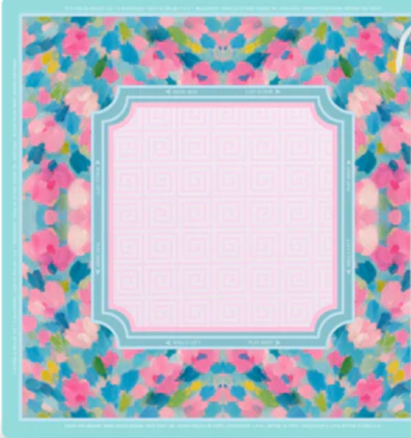 Mahj & Vine - Watercolor Bloom Mat
