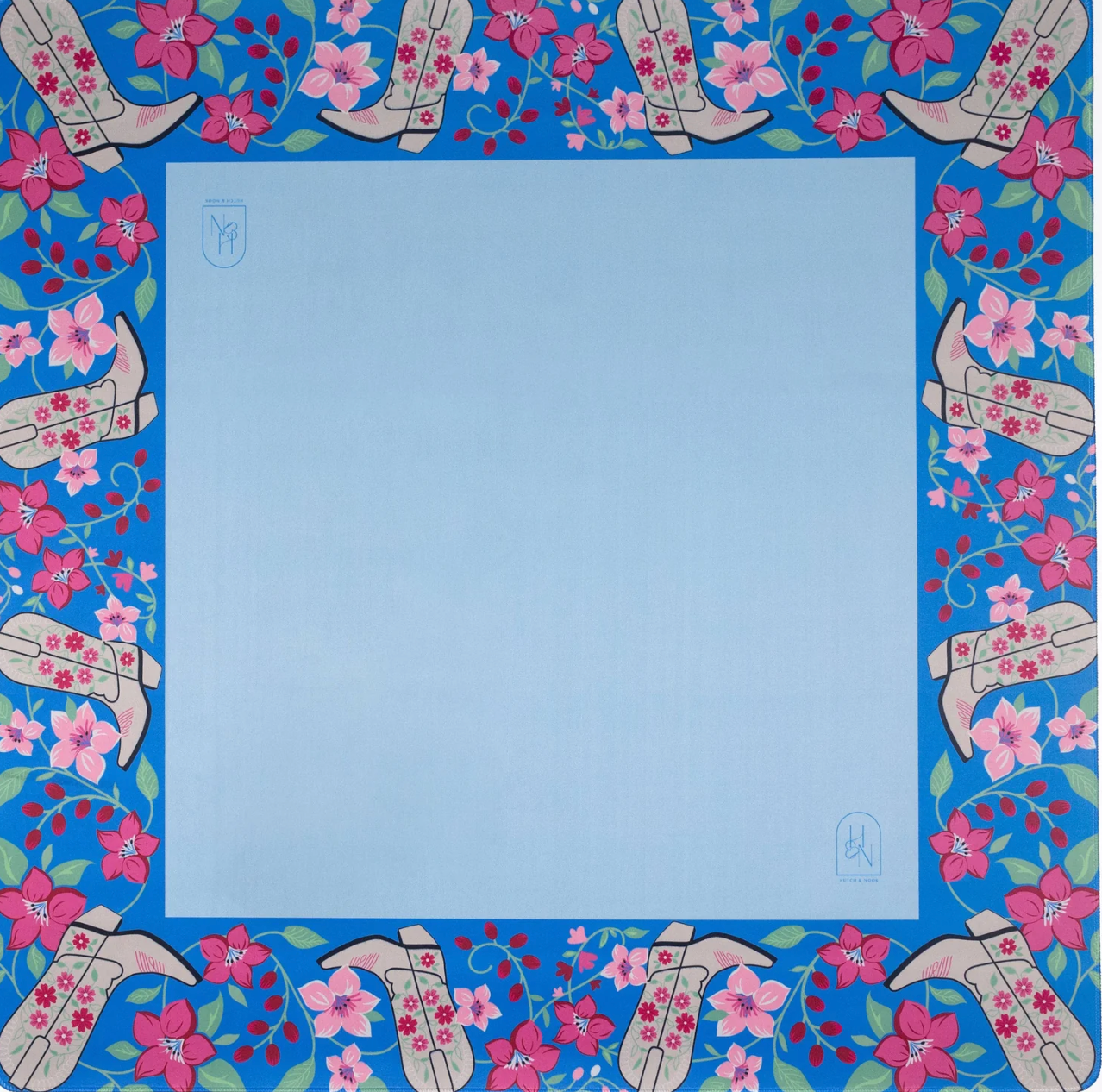 Hutch & Nook - Blue Cowboy Boot Mat