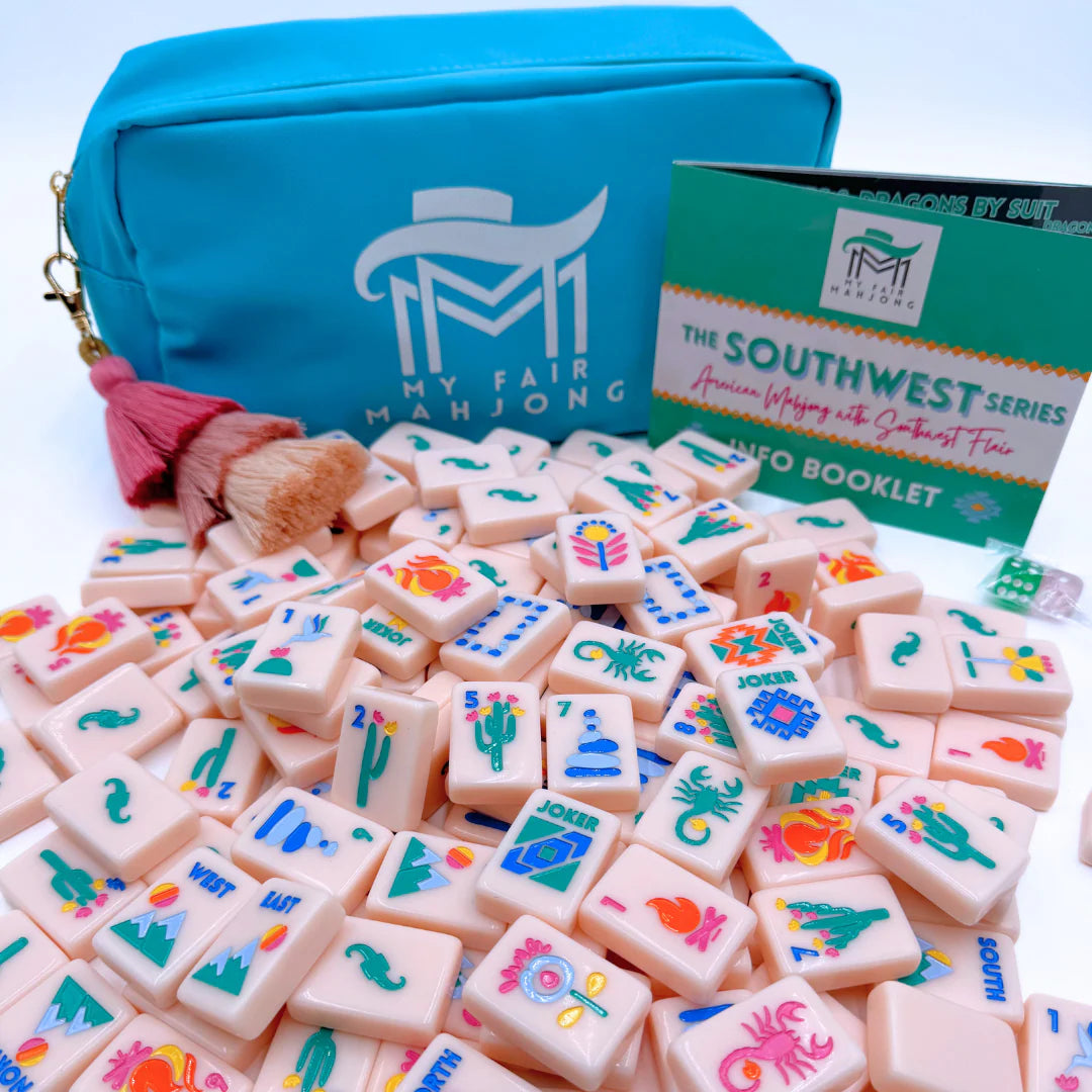 My Fair Mahjong - Tiles - The Southwest Series - Pink
