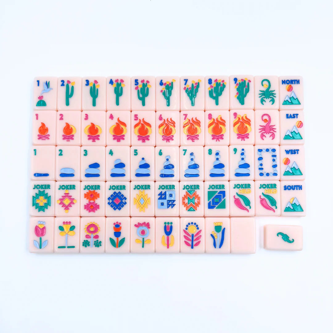 My Fair Mahjong - Tiles - The Southwest Series - Pink