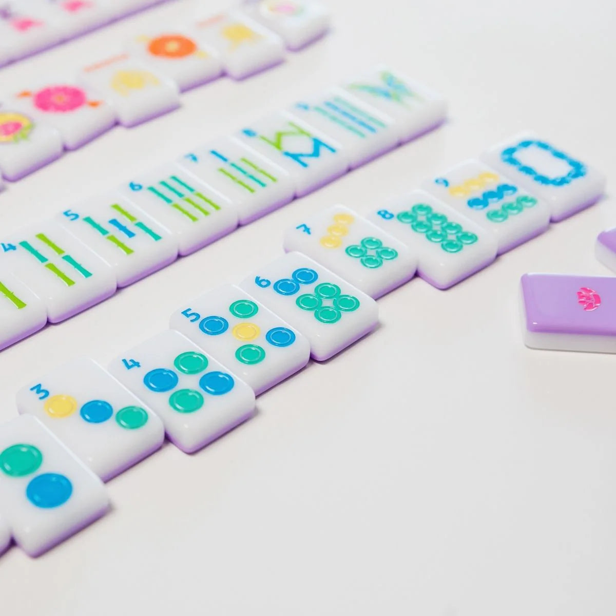 The Mahjong House - Lilac House Tiles