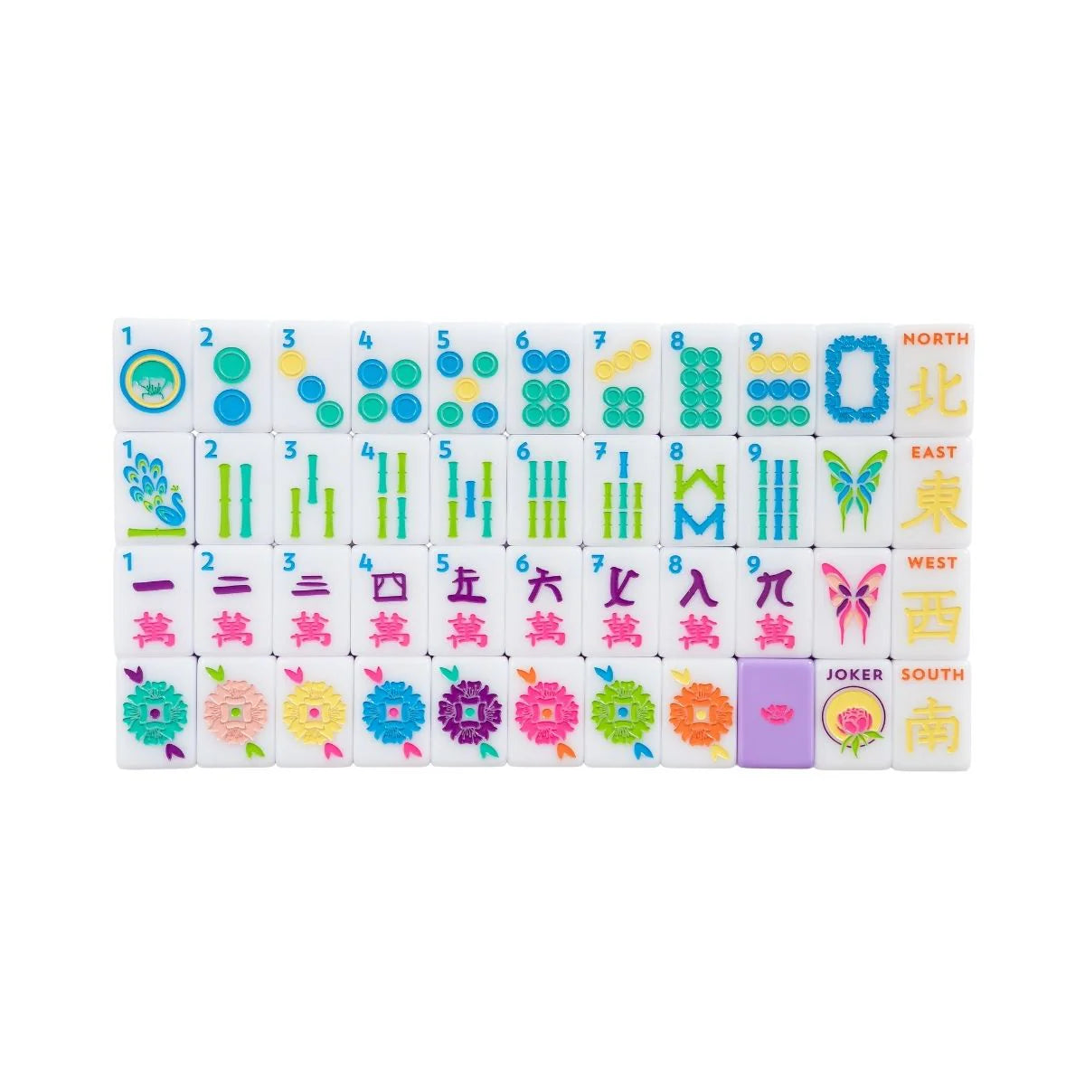 The Mahjong House - Lilac House Tiles