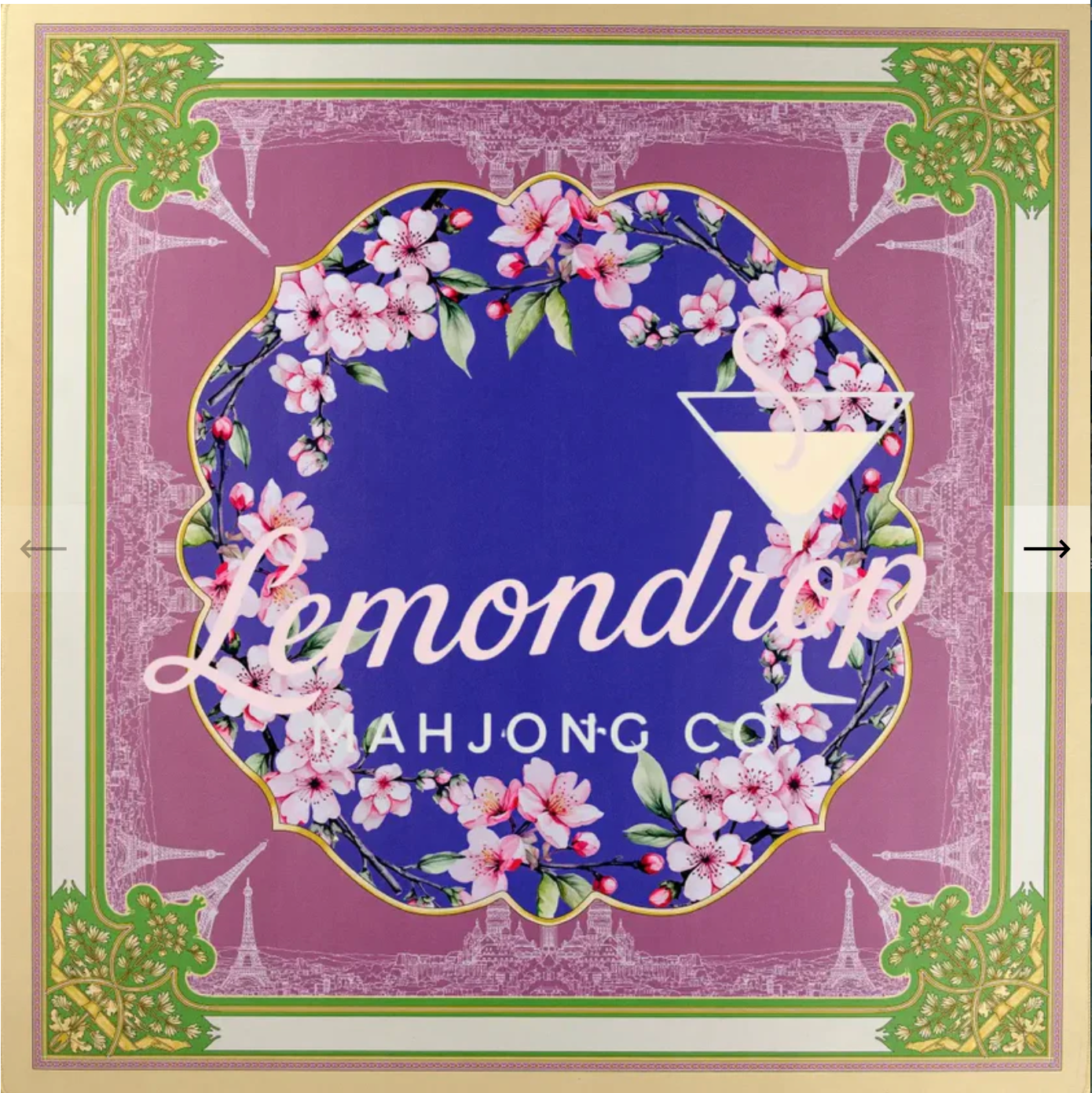 Lemondrop Mahjong - Paris Mahjong Mat