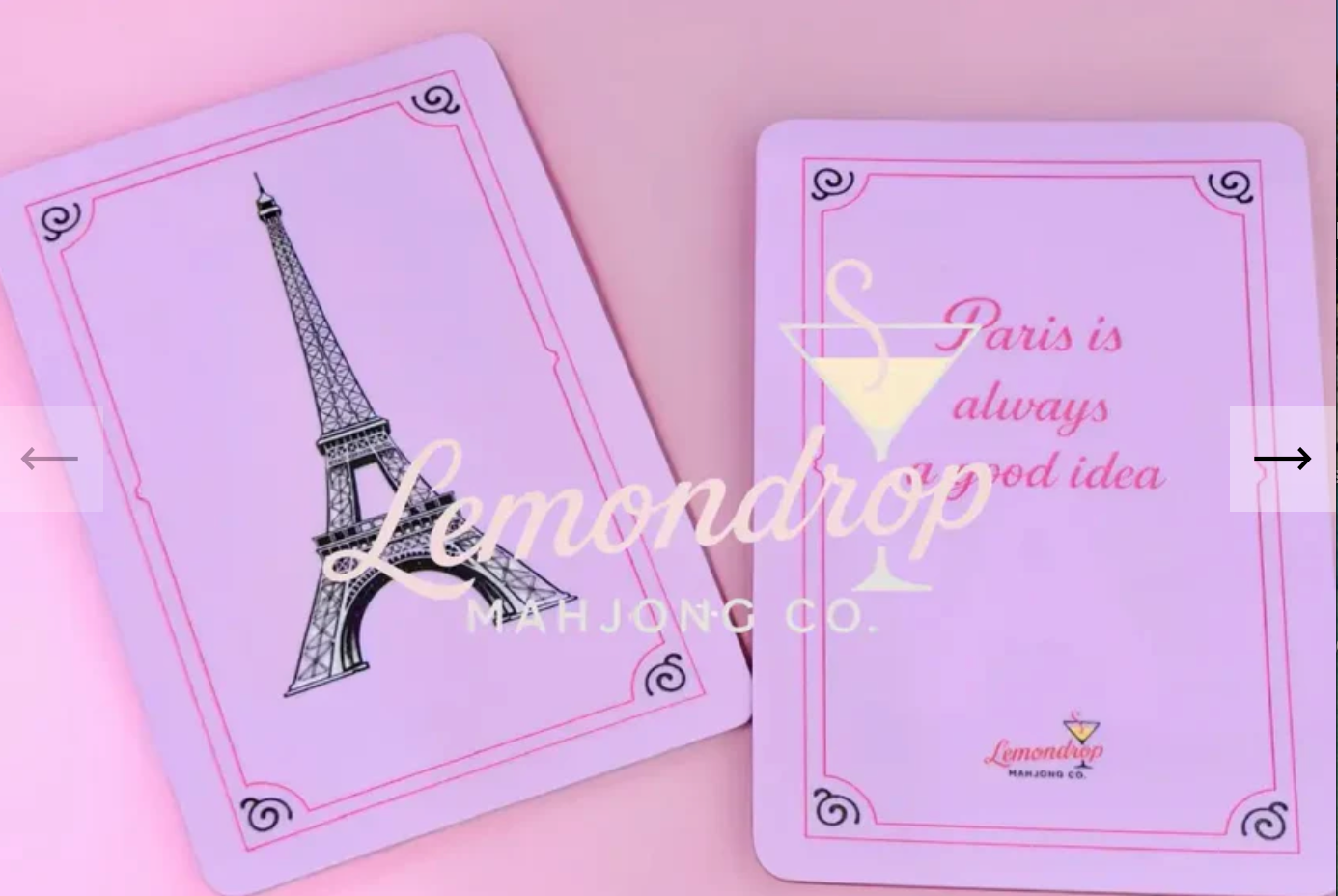 Lemondrop Mahjong - Paris is Always a Good Idea Shufflers