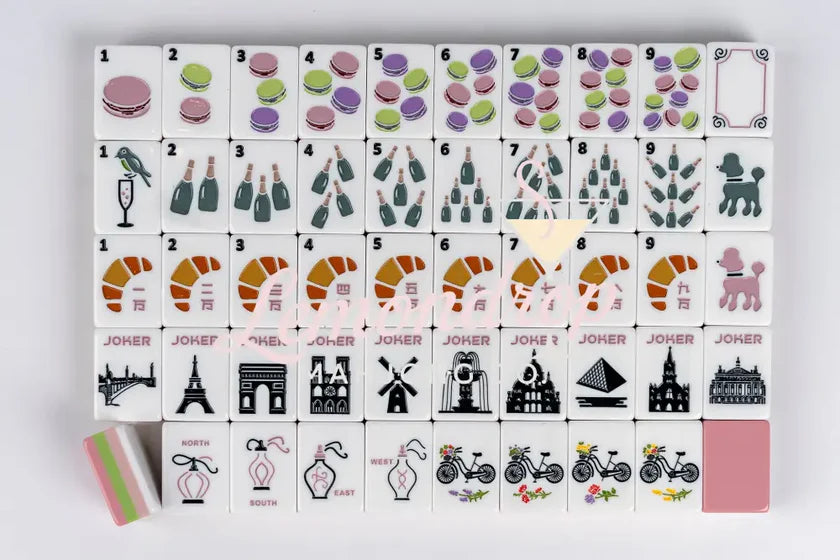 Lemondrop Mahjong - Ooh La La! Tiles